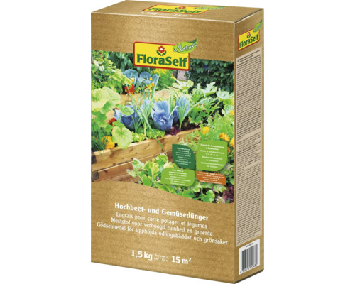 Hochbeetdünger & Gemüsedünger FloraSelf Nature 1,5 kg organischer Dünger