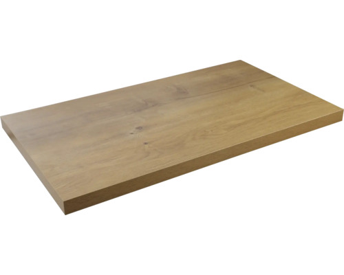 Differnz Waschtischplatte Sofi 81 cm x 46 cm x 3,5 cm eiche hell