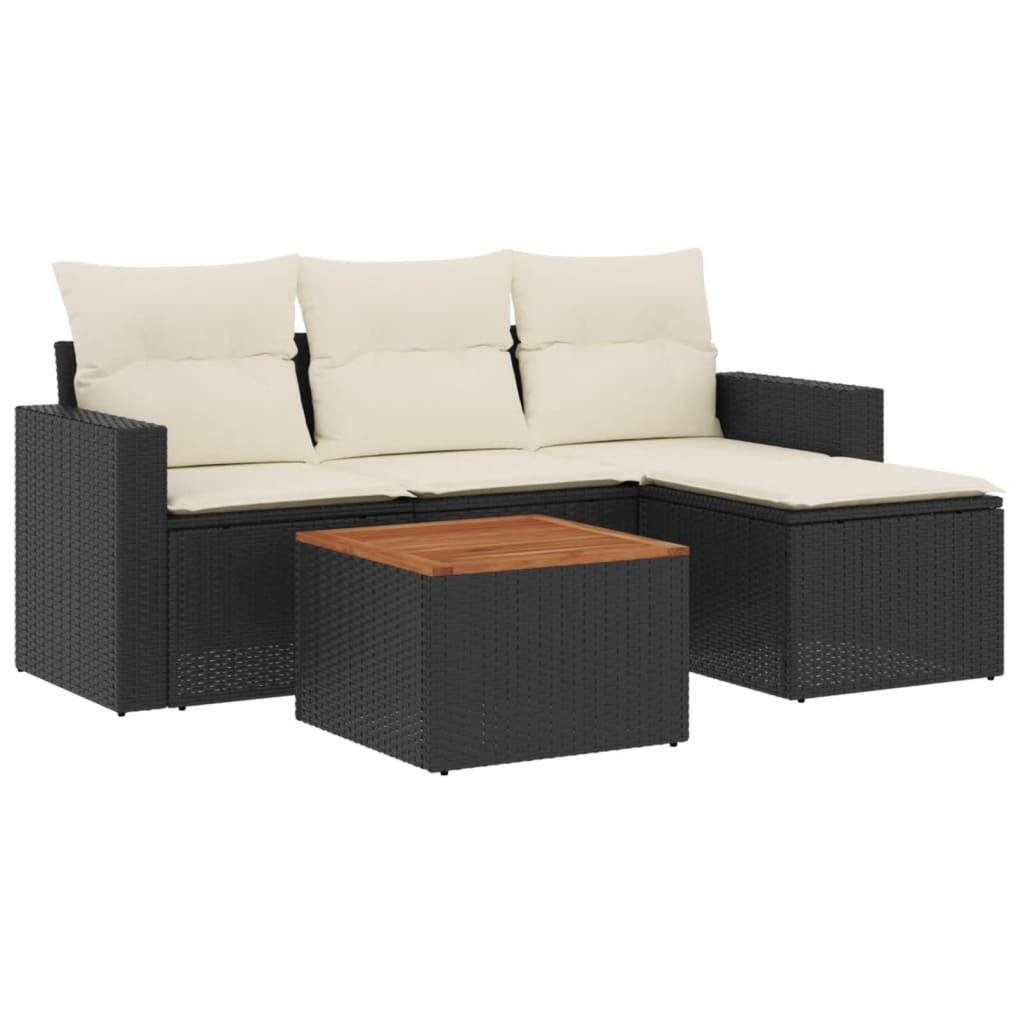 Garten sofagarnitur poly-rattan