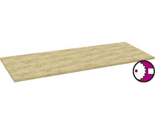 PICCANTE Küchenarbeitsplatte K003 Gold Craft Oak 4100 x 635 x 38 mm (Zuschnitt online reservierbar)