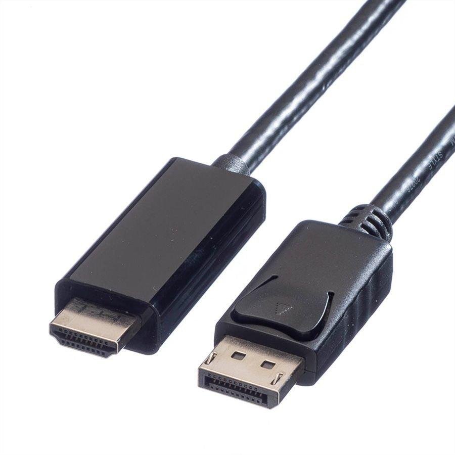 VALUE DisplayPort Kabel, DP - UHDTV, M/M, 3 m