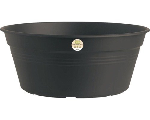 Pflanzschale Elho Green Basics Kunststoff Ø 33 cm H 14 cm schwarz