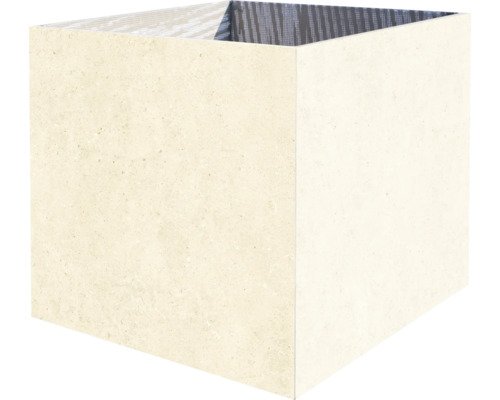 Pflanzkübel Portland Ice Keramik 60 x 30 x 60 cm weiss inkl. Pflanzeinsatz