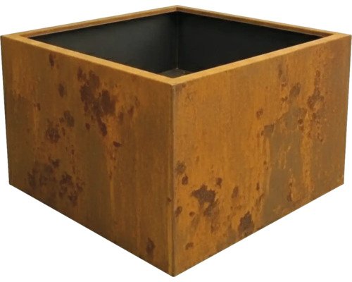 Pflanzkübel Palatino Clara Metall 100 cm x 100 cm x 50 cm braun
