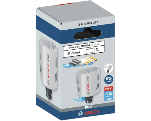 Bosch PC Plus Lochsäge Pro Multi Material 51 mm 1 Stück