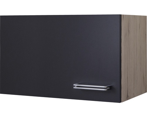 Hängeschrank Flex Well Santo BxHxT 60x32x32 cm Frontfarbe anthrazit - Korpusfarbe san remo eiche hell