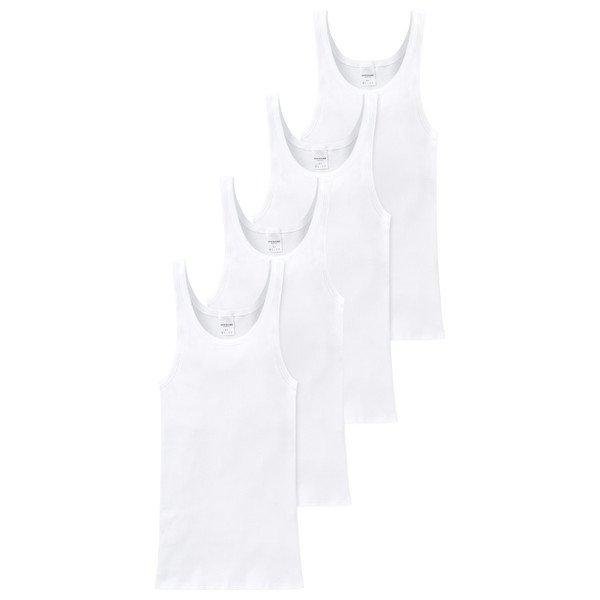 4er Pack Cotton Essentials Doppelripp - Unterhemd