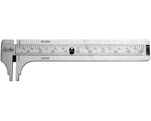 SCALA Knopfmass 185 mm Messing