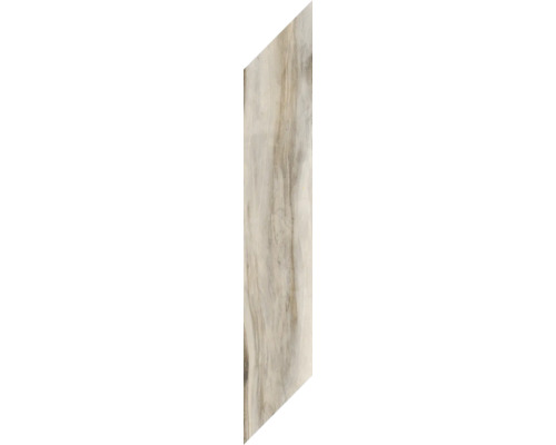 Feinsteinzeug Wand- und Bodenfliese Empire soft greige chevron BxLxS 15x85x0.95 cm