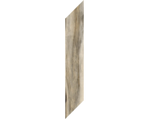 Feinsteinzeug Wand- und Bodenfliese Empire soft ash chevron BxLxS 15x85x0.95 cm