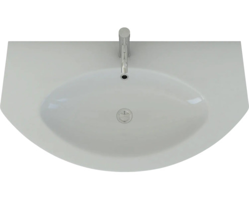 Möbelwaschtisch Mineralguss Eden 91 cm weiss