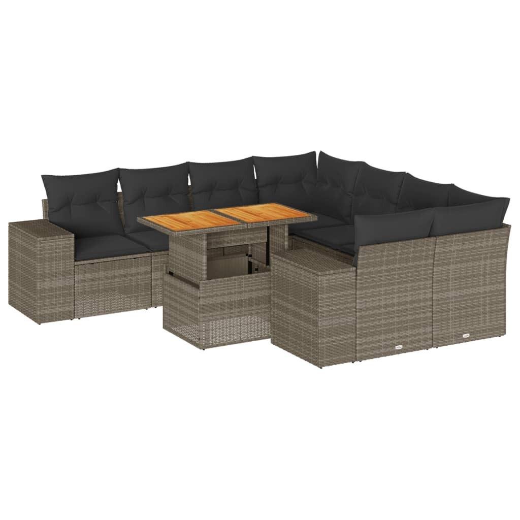 Garten sofagarnitur poly-rattan