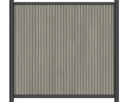 Zaunset Konsta WPC Verto Rhombus ohne Pfosten 186,5 x 180 cm beige