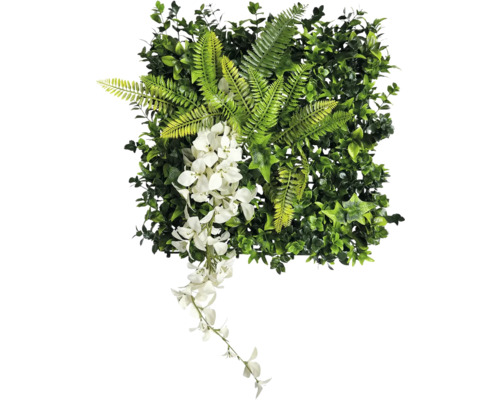 Künstliche Pflanzenwand Tropical Flair 38 x 38 cm