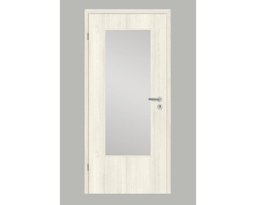 Pertura Zimmertür Yori CPL Berglärche aufrecht 73,5x198,5 cm Links mit Lichtausschnitt G3 (ohne Glas)
