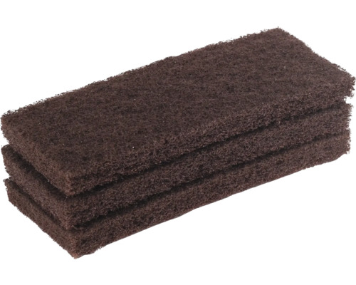 Rubi Ersatz-Scheuerschwamm medium braun 3 Stück