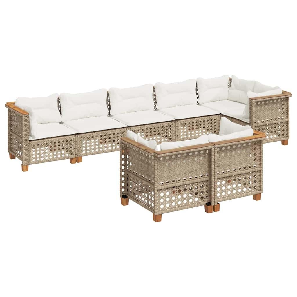 Garten sofagarnitur poly-rattan
