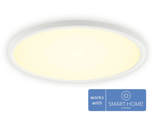 Philips Hue Deckenlampe WA Tento rund D. 42 cm weiss