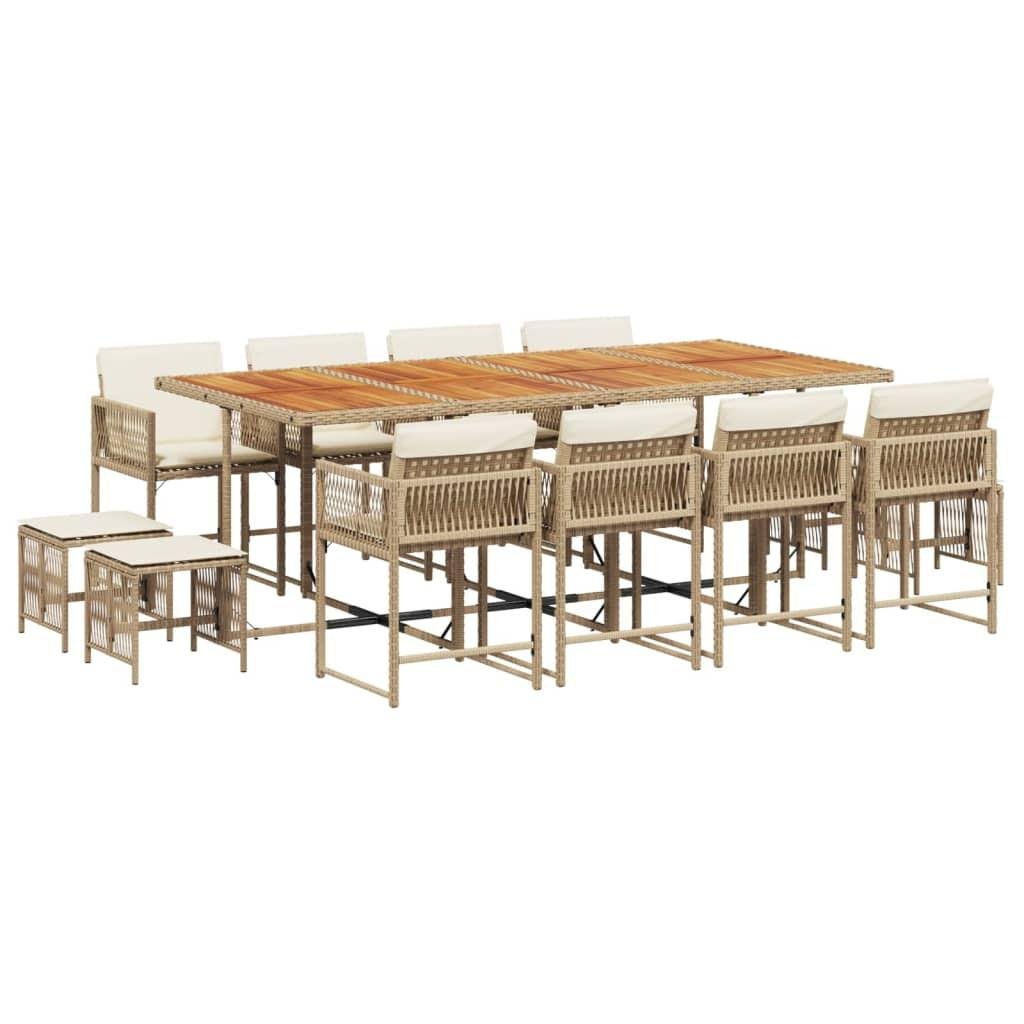 Garten essgruppe poly-rattan
