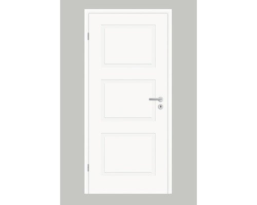 Pertura Zimmertür Mila 02 weiss lackiert (ähnlich RAL 9010) 61,0x198,5 cm Links