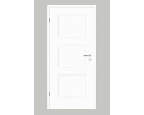 Pertura Zimmertür Mila 02 Design weiss lackiert (ähnlich RAL 9003) 61,0x198,5 cm Links