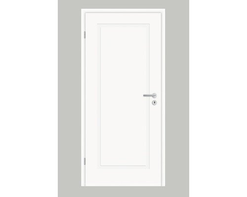 Pertura Zimmertür Mila 01 weiss lackiert (ähnlich RAL 9010) 61,0x198,5 cm Links