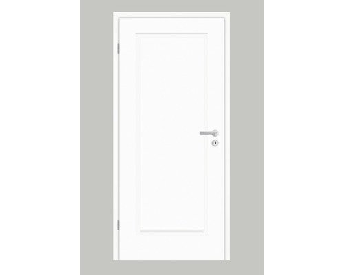 Pertura Zimmertür Mila 01 Design weiss lackiert (ähnlich RAL 9003) 61,0x198,5 cm Links