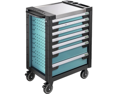 Technocraft Werkstattwagen 775 x 978 x 465 mm 7 Schubladen blau