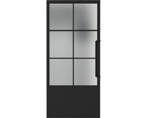 Pertura Zimmertür Komplettset Jarn 05 Satin 783x2015 mm Links inkl.Profilrahmen,Griff-Set