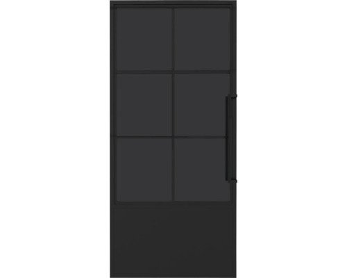Pertura Zimmertür Komplettset Jarn 05 Black 783x2015 mm Links inkl.Profilrahmen,Griff-Set