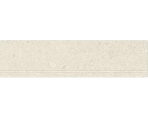 Feinsteinzeug Treppenstufe Donau beige BxLxS 29,8 cm x 120 cm x 0,9 cm