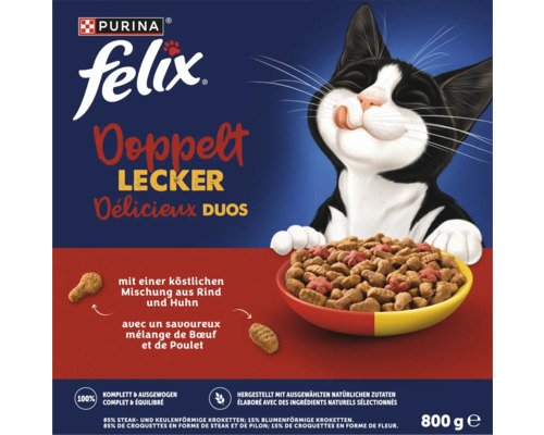 Felix Adult Doppelt Lecker Fleisch 800g