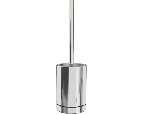 REIKA WC-Bürstengarnitur SAKU stehend WC-Bürstenkopf aus Silikon chrom glänzend