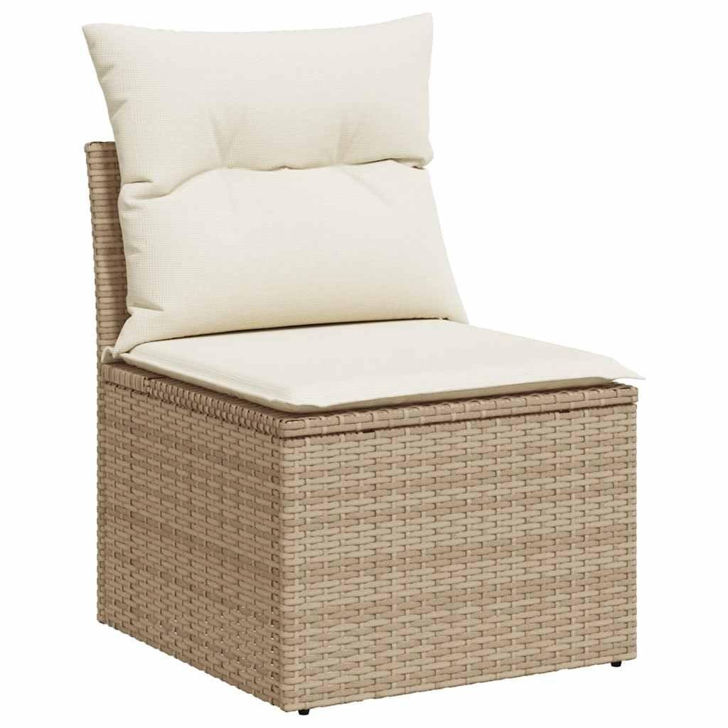 Gartensofa set poly-rattan