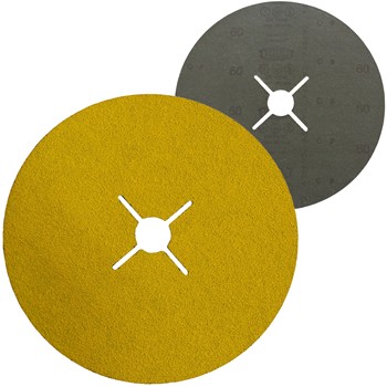 Disco abrasivo con soporte de fibra y mineral de corindón cerámico ref. ca-p93 v - Rationalstock.es