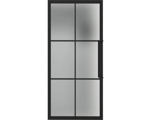 Pertura Zimmertür Komplettset Jarn 03 Satin 783x2015 mm Links inkl.Profilrahmen,Griff-Set