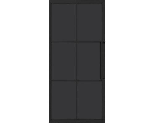 Pertura Zimmertür Komplettset Jarn 03 Black 783x2015 mm Links inkl.Profilrahmen,Griff-Set