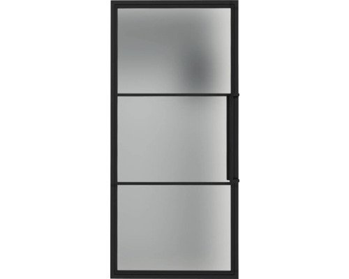 Pertura Zimmertür Komplettset Jarn 01 Satin 783x2015 mm Links inkl.Profilrahmen,Griff-Set