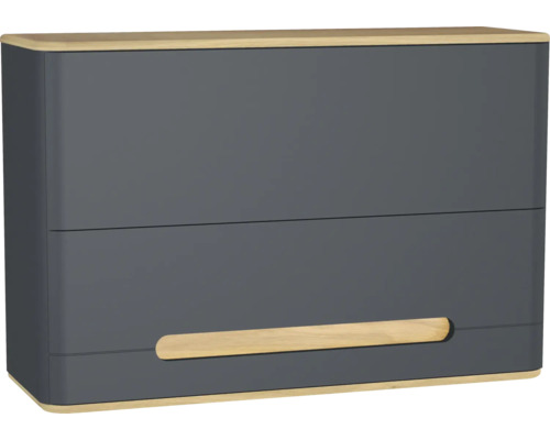 Hängeschrank VitrA Sento BxHxT 105x70x34.5 cm Frontfarbe anthrazit matt