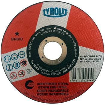 Disco de corte para acero inoxidable ref. basic 41 a60r-bfb inox - Rationalstock.es