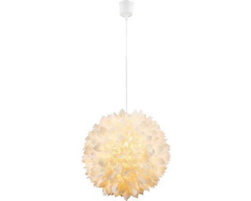 Hängeleuchte Nala E27 kunststoff weiss 60W