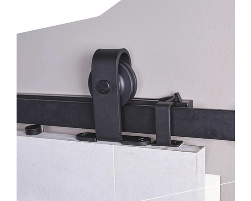 Intersteel Schiebetürsystem 200 cm Basic Top schwarz