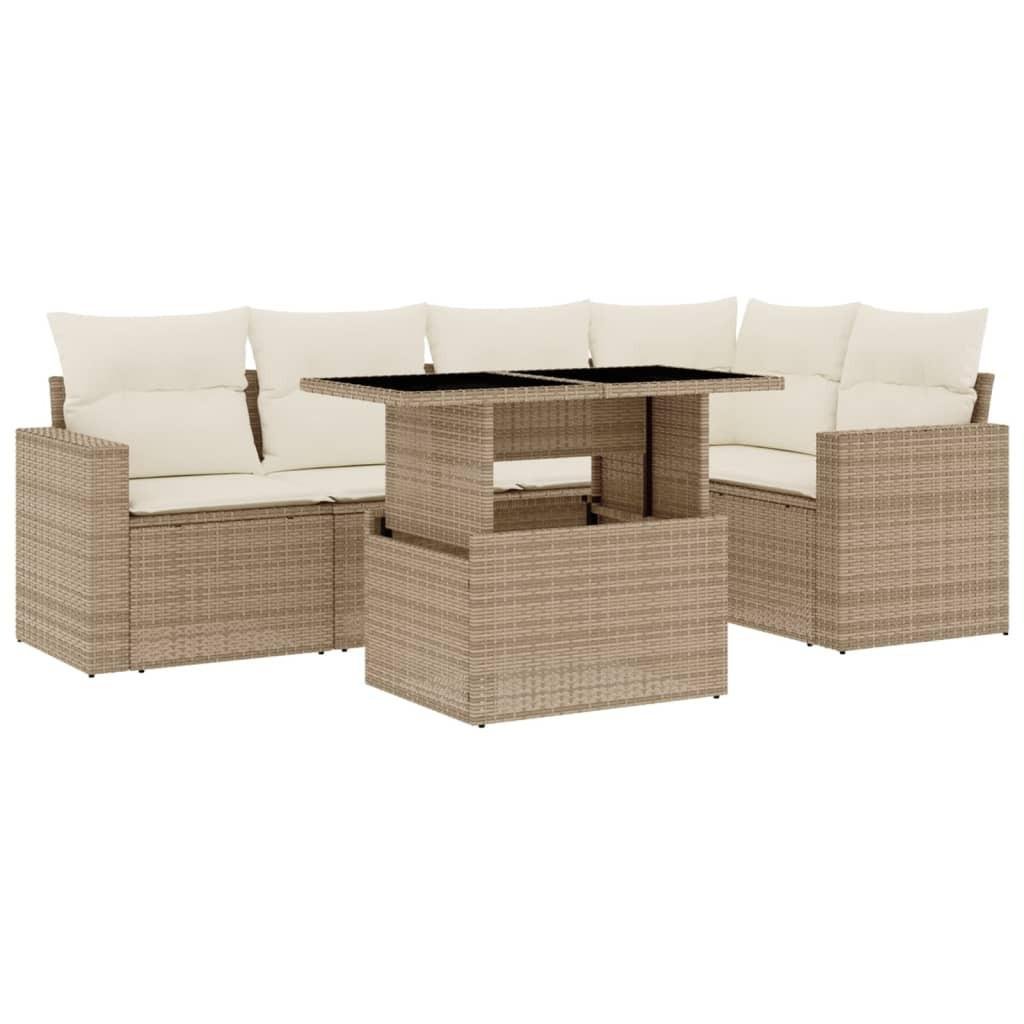 Garten sofagarnitur poly-rattan