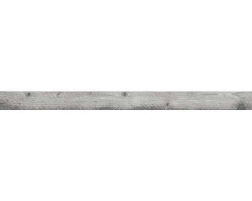 Sockelfliese Village grau 8x45 cm
