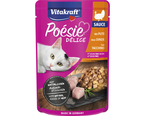 Katzenfutter Vitakraft Poésie DéliSauce Putenbrust 85g