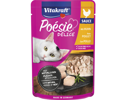 Katzenfutter Vitakraft Poésie DéliSauce Hühnerfilet 85g