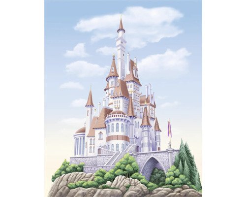 Fototapete Vlies DX4-229 Disney Princess Belle Castle 4-tlg. 250 x 200 cm