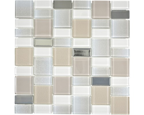 Glasmosaik Dazzle 36P 30x30 cm