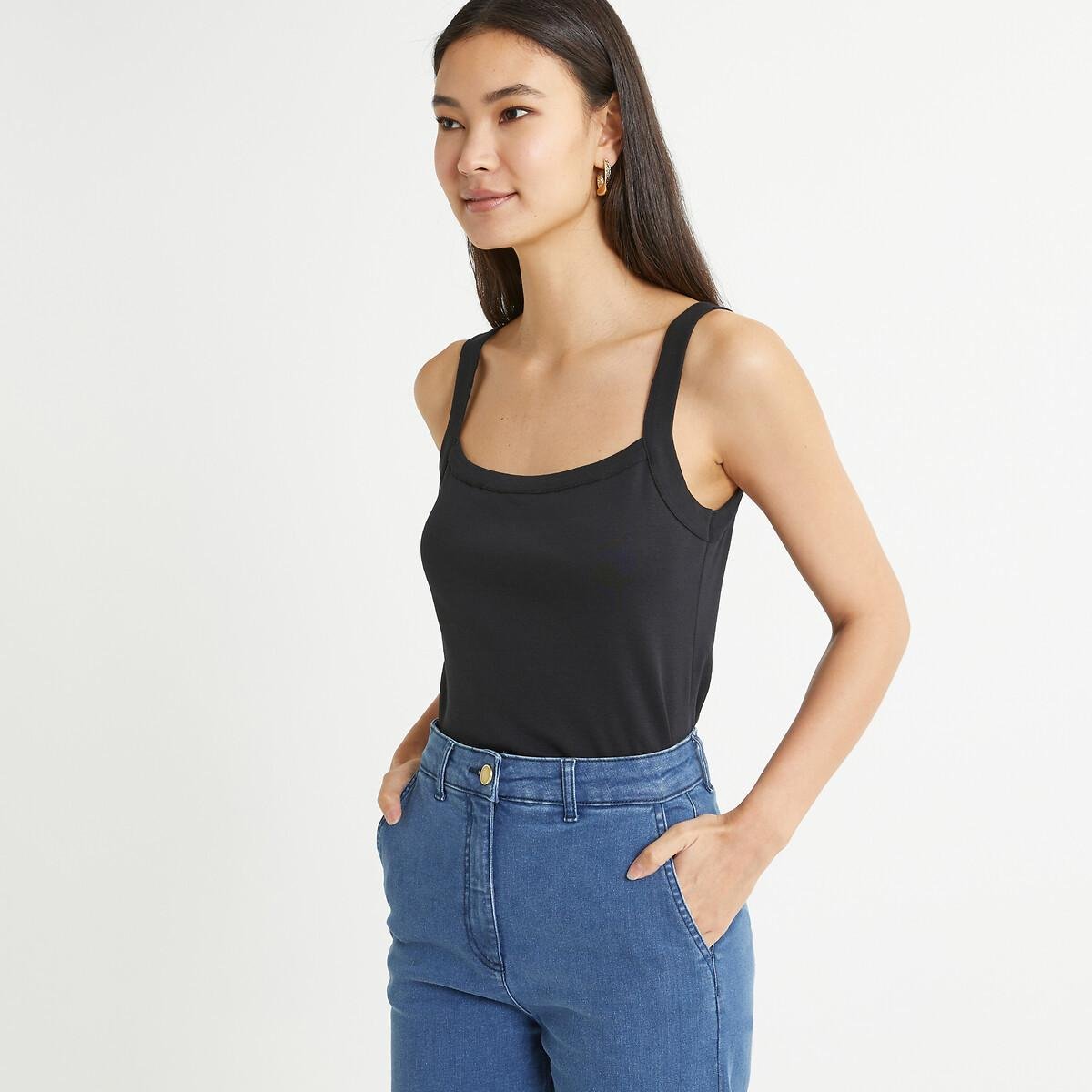 Tank Top mit Karree-Ausschnitt