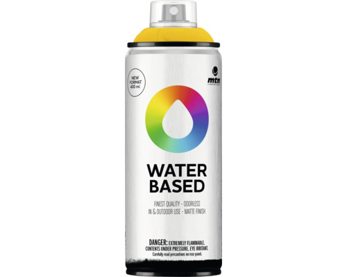 MTN Sprühlack Water Based RV-177 azo yellow deep matt 400 ml